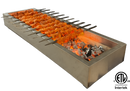 Lava Rock 48'' with Fire Brick ETL Certified Charcoal Manual Grill for Kebab LR-4