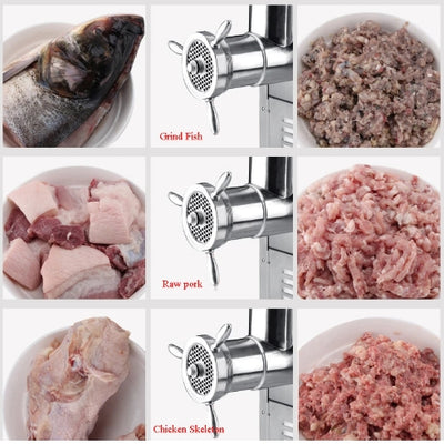 CHEF Heavy Duty Electric Stainless Steel Meat Grinder 250KG