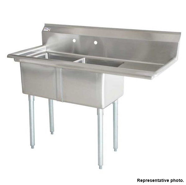 47'' CHEF One Tub with Centre Drain & Right Drainboard CH-2020