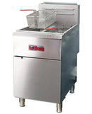 Ikon Natural Gas 40 lb. Capacity per Tank Split Tank Fryer - 120,000 BTU, IGF-40/40-2 NG