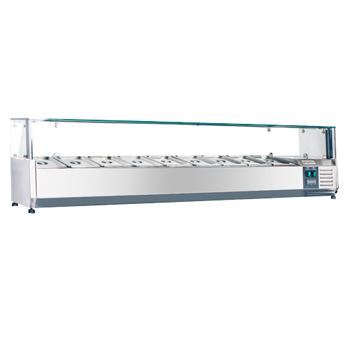79" CHEF Refrigerated Countertop Topping Rail VRXH-2000/380