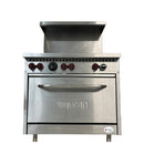 Vulcan 6 Burner Range with Oven Natural Gas Used FOR02168