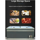 Alaska-Line 75'' Island Chest Freezer Supermarket Style Super Size 28 Cu.Ft. Capacity, HIT-600