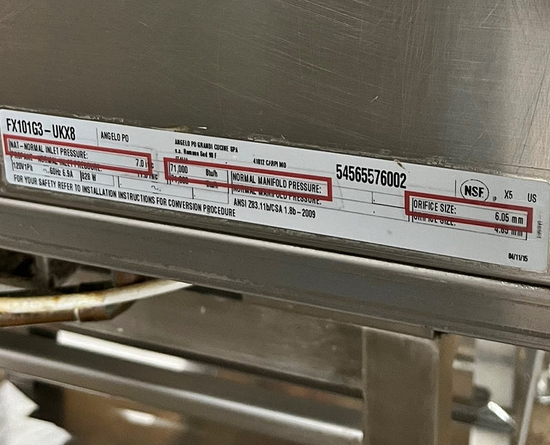 GBS Gas Combi Oven with Smoker Attachment Used FOR01669