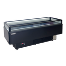 Alaska Line 82'' Dual Temperature Open Display Island Freezer, Cooler HIT-605