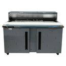 60'' Centerline by Traulsen 2 Door Refrigerated Sandwich/Salad Prep Table CLPT-6016-SD-LR