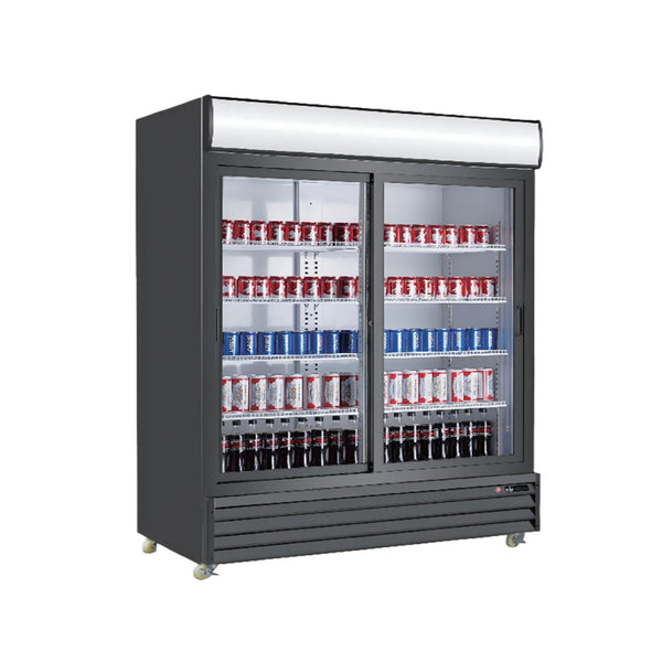 52″ EFI 2 Door Glass Cooler 50 Cu.Ft. C2S-52.4GD
