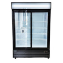 Kool-It 52" Double Sliding Glass Door Display Cooler 40.8 Cu. Ft. KSM-50