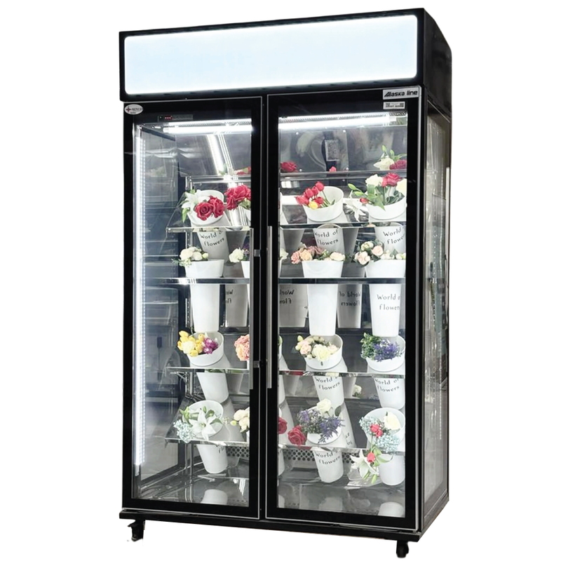Alaska-Line Floral Showcase Refrigerator 54'' - Special Cooling System