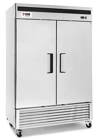 CHEF Bottom Mount Two Door Refrigerator Used FOR01956