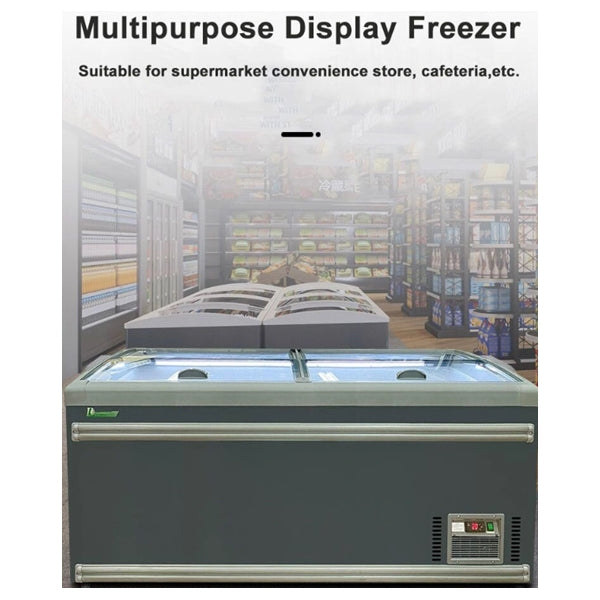 98'' CHEF Island Freezer Commercial Super Size OCEANUS-250