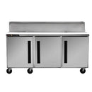 72" Centerline by Traulsen 3 Solid Doors Sandwich/Salad Prep Table CLPT-7220-SD-LRR