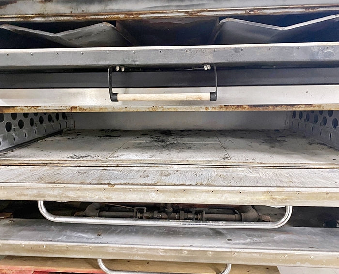 Baker's Pride Double Deck Pizza Oven Stainless Steel Body