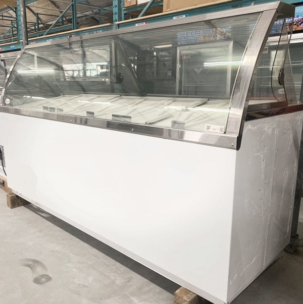 88'' Ice Cream Dipping Cabinet Used FOR01795