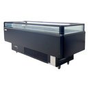 Alaska Line 82'' Dual Temperature Open Display Island Freezer, Cooler HIT-605