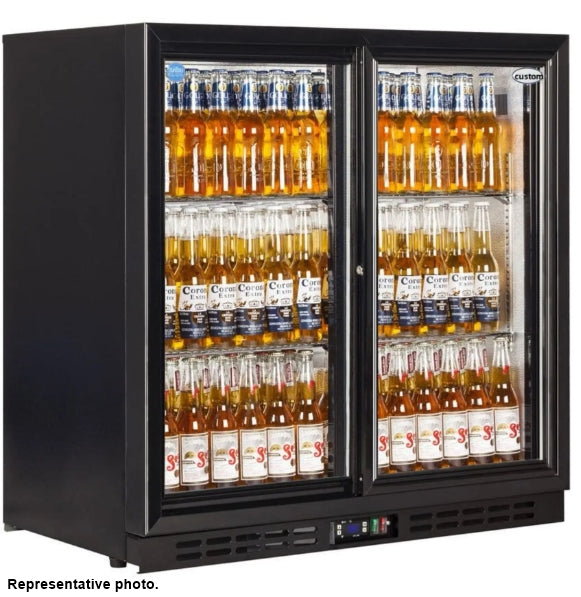 36''Alaska-Line Double Swing Door Back Bar Cooler BB-210D