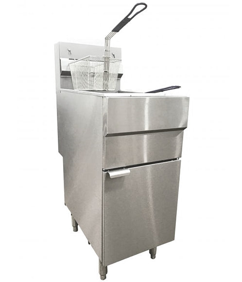 Omcan Propane Gas Floor Fryer with 90,000 BTU 43422