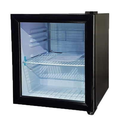 13'' Omcan Black Countertop Display Refrigerator 0.7 Cu.Ft., 44527