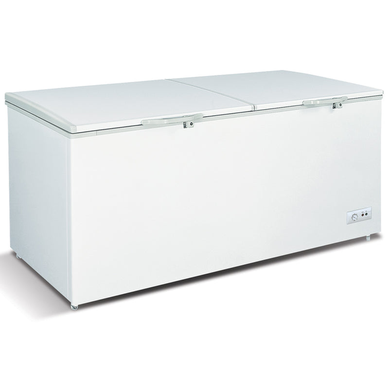 76'' Omcan Chest Freezer With a Solid Flat Top - 46505