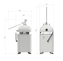 Omcan Manual Bun / Dough Rounding Divider, 15 Division 48582