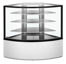 Omcan 59″ Refrigerated Corner Floor Glass Display Case 16.8 cu.ft / 475 L Capacity 47708