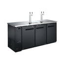 EFI 72″ Beer Dispenser Refrigerator With Double Tab Tower CBBDD3-72CC