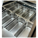 Alaska-Line 8 Pan Gelato Freezer Showcase 8.4 Cu.Ft. Capacity, HIT-816