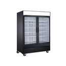 48'' EFI Double Glass Door Display Cooler 25 Cu.Ft C2-49GDVCX