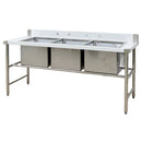 Three Compartment 18''x18'' Sink S-72-3C