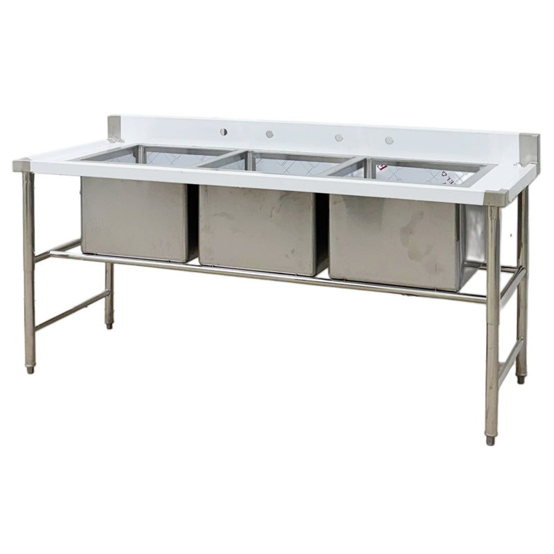 Three Compartment 18''x18'' Sink S-72-3C