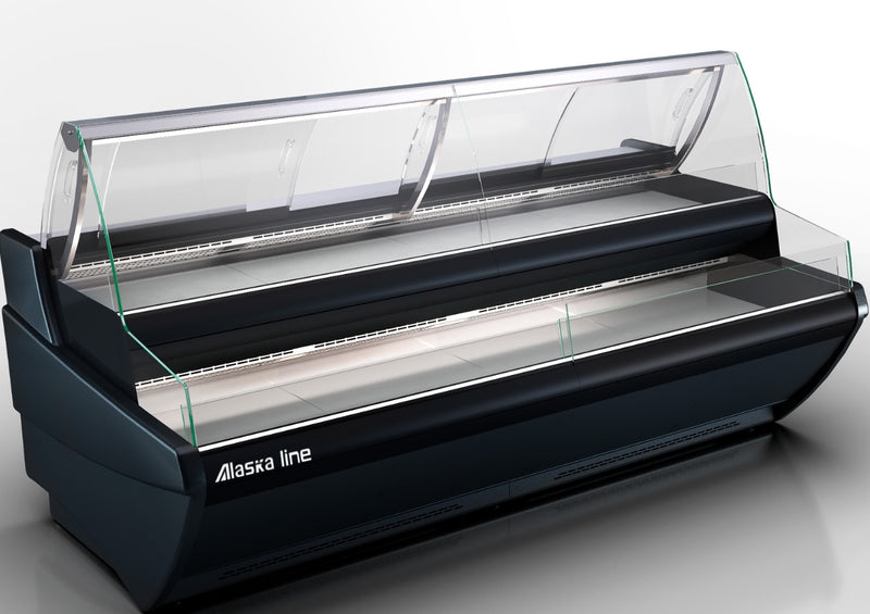 99" Alaska-Line Deli Showcase with Additional Section Remote Compressor HIT-143-1