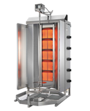 Potis MU GD5 120 kg Natural Gas Vertical Broiler / Shawarma Machine with 5 Burners | Trento – 47,500 BTU 49162