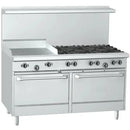 EFI 60″ Natural Gas Range With 6 Burners & 24″ Griddle RCTRS-24G-6B-N