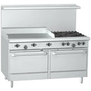EFI  48″ Natural Gas Range With 4 Burner & 24″ Griddle RCTRS-24G-4B-N