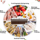 Alaska-Line 75'' Island Chest Freezer Supermarket Style Super Size 28 Cu.Ft. Capacity, HIT-600