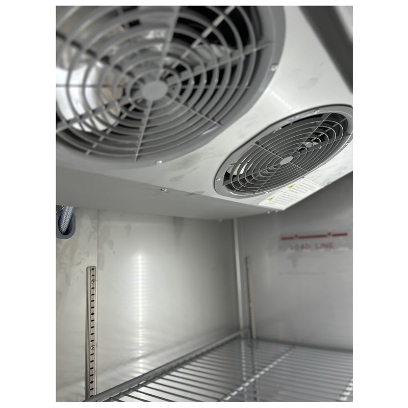 55" Alaska-Line Reach in 2 Glass Door Freezer 50 Cu.Ft HIT-408