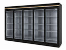 EuroCold Supermarket Cooler & Freezer, Remote or Self Contain - From 3 Door To 10 Door Options
