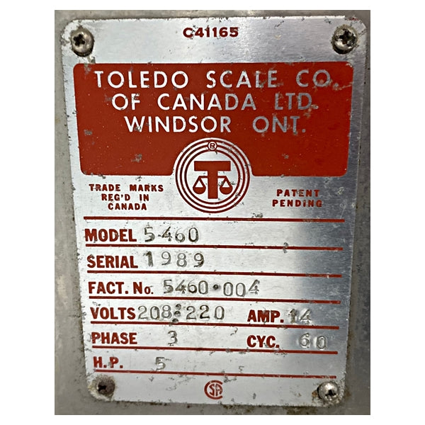 Toledo Meat Grinder Used FOR00711