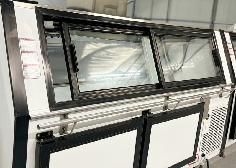 Pro-Kold Curved Glass 79" Refrigerated Fresh Meat Display Case Used FOR02131
