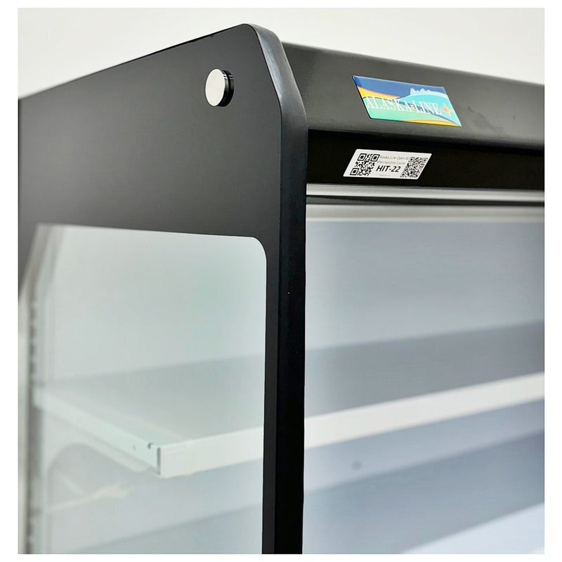 Alaska-Line 101'' Open Air Refrigerated Merchandiser with Curtain –  42.3 Cu.Ft. Capacity Remote or Self Contain HIT-22V
