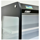 Alaska-Line 101'' Open Air Merchandise Floor Display Cooler w/ Curtain Remote or Self Contain HIT-22