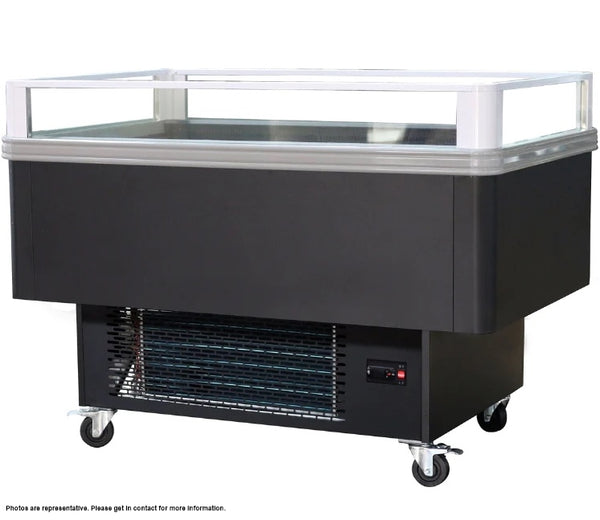 100'' Alaska-Line Open Display Double Temperature Island Freezer HIT-4