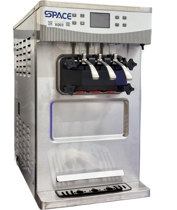Space Soft Serve Ice Ceam Machine Twist Flavour Gravity Feed X003