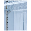 Alaska Line 53" Double Glass Door Freezer 49.4 Cu.Ft. Capacity with Black Frame HIT-800