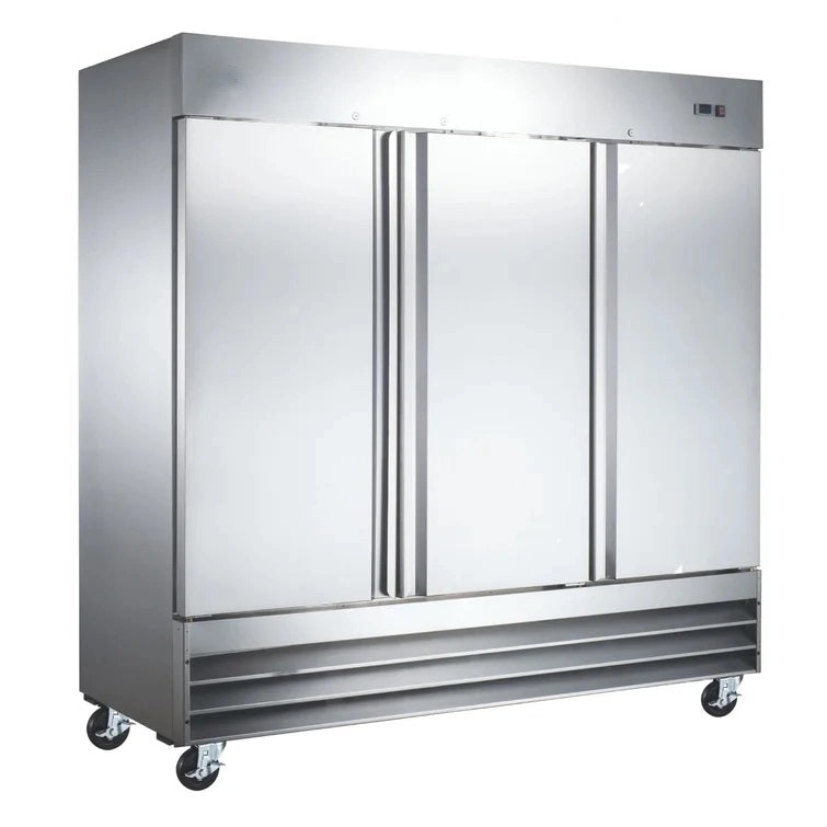 81'' CHEF Solid Triple Door Cooler LRSR3-H