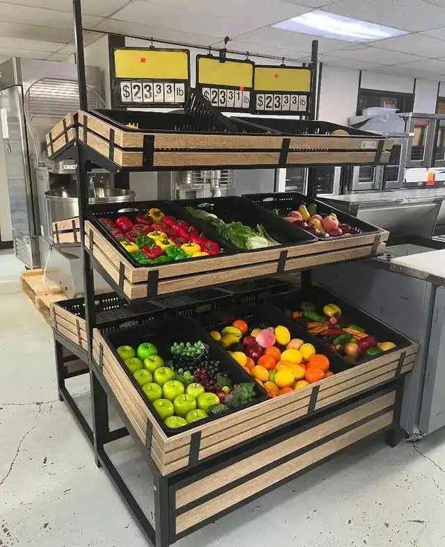 54" Double Side Vegetable & Fruit Rack HBR-3000