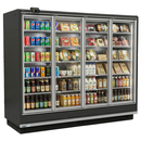EuroCold 123" Four Glass Door Cooler Remote GDCDR-90-4D