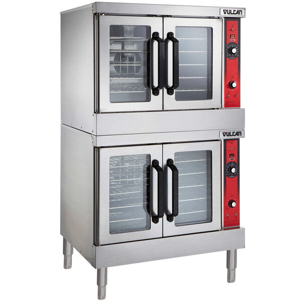 Vulcan Double Deck Full Size Electric Convection Oven with Computer Controls VC44EC