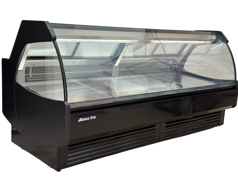 101'' Alaska-Line Gravity Cooling Meat/Deli Display Cooler Remote or Self-Contain Options HIT-45