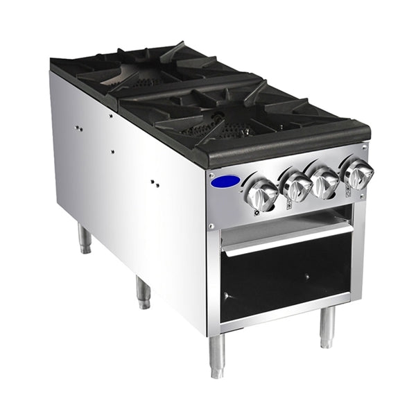 18'' CHEF Double Stock Pot Burner ATSP-18-2